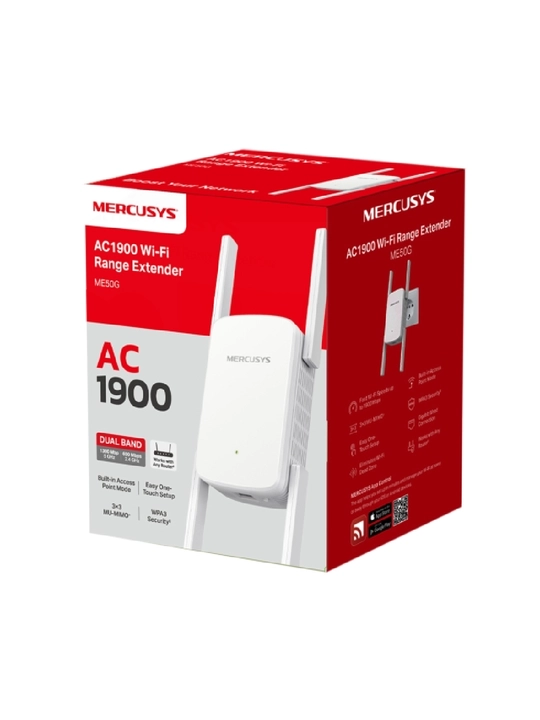 MERCUSYS ME50G — AC1900 Wi-Fi signal kuchaytirgich, 2.4/5 GHz