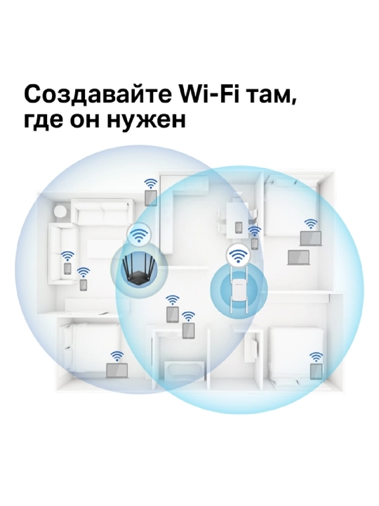 MERCUSYS ME50G — AC1900 Wi-Fi signal kuchaytirgich, 2.4/5 GHz