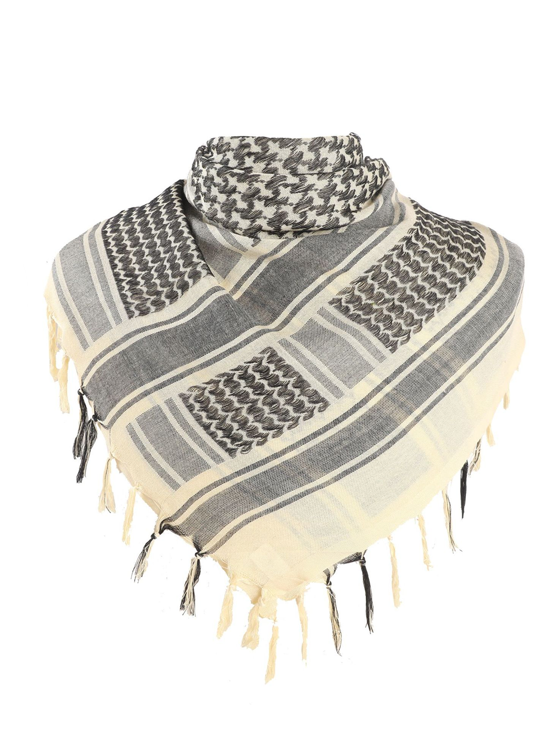 Keffiye, arafatka, arabcha sharf, 100% paxta sharf - 