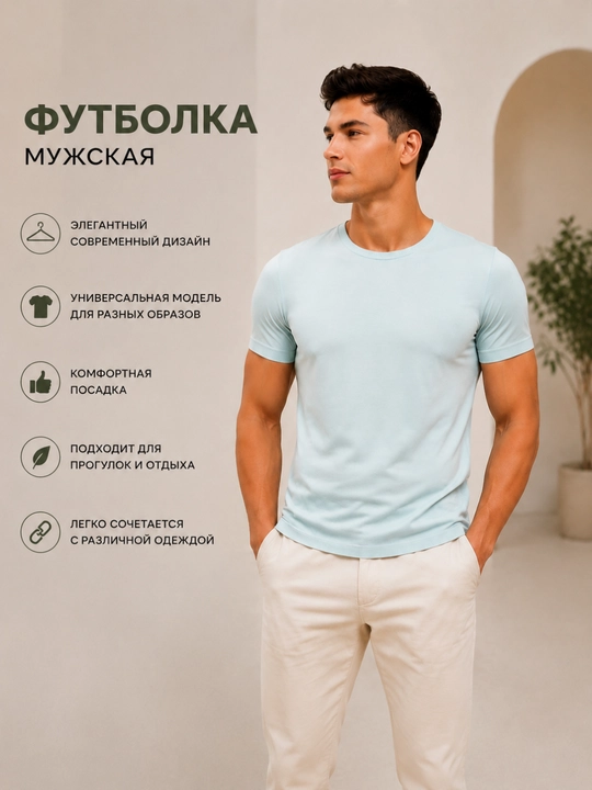 Футболка Hermes мужская одежда - 