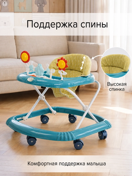 Ходунки детские с музыкальной панелью