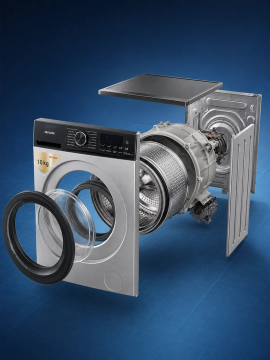 AIWA 10 kg oldindan yuklanadigan kir yuvish mashinasi kir mashina kir moshina