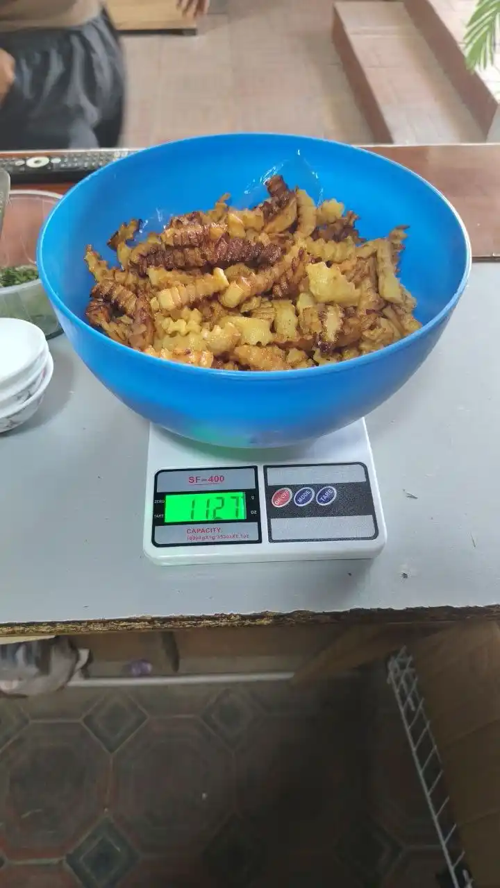 Mini elektron oshxona tarozisi, 10 kg gacha, batareyalari to‘plamda
