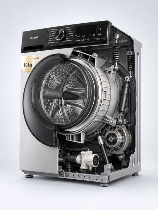 AIWA 10 kg oldindan yuklanadigan kir yuvish mashinasi kir mashina kir moshina