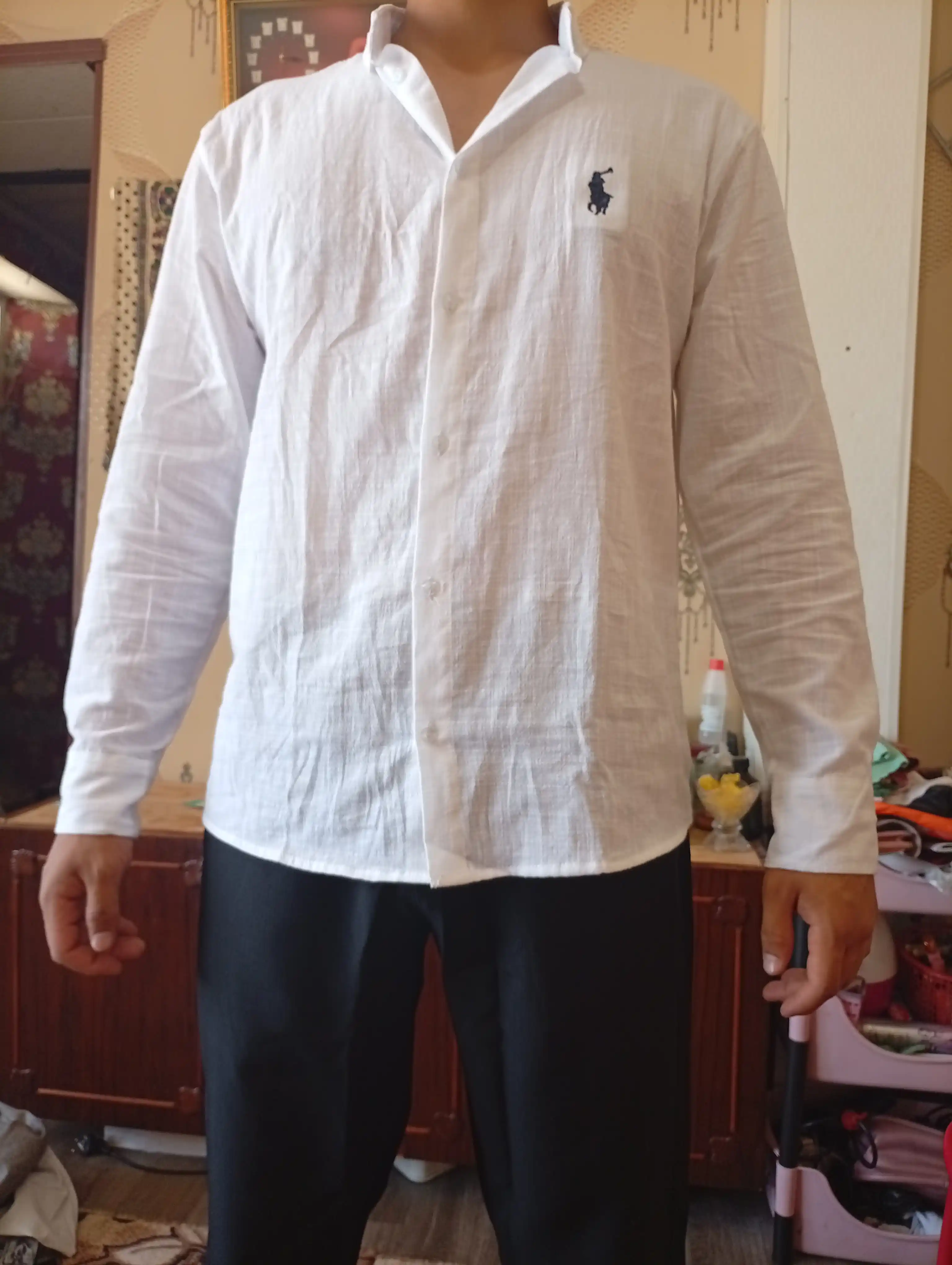 Erkaklar uchun Lion Classic Linen Casual zig‘ir tolali ko‘ylagi, M-XXL