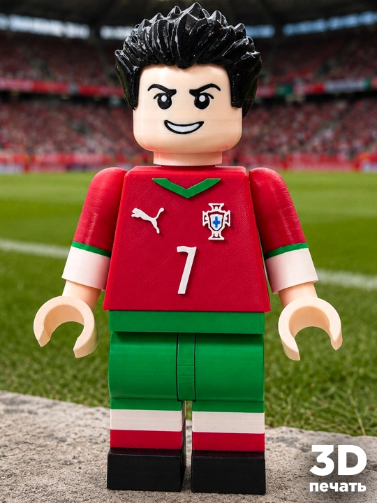 Roblox uslubidagi 3D Ronaldo haykalchasi - 