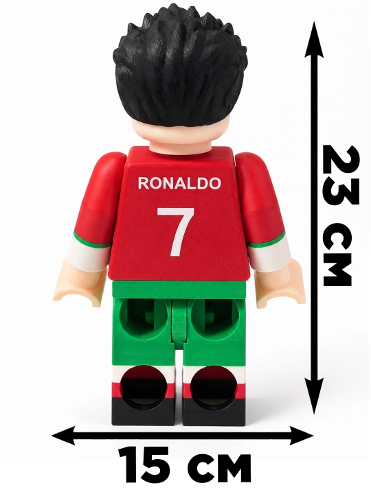 Roblox uslubidagi 3D Ronaldo haykalchasi