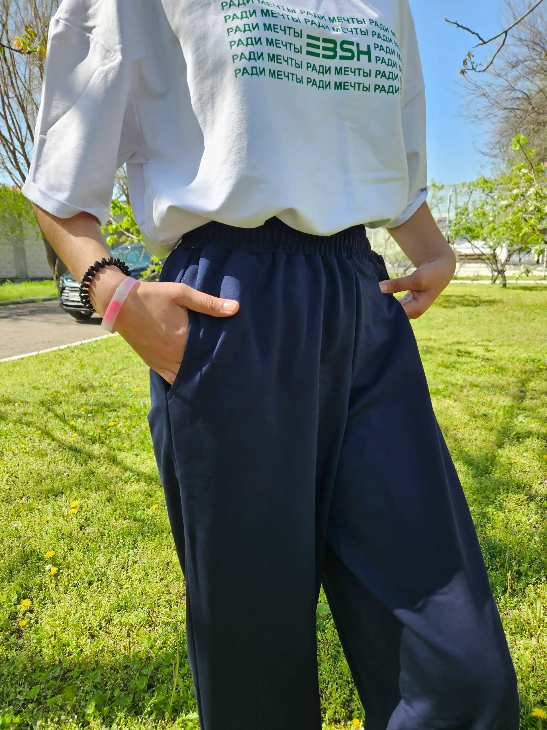 Ayollar sport jogger-sultonka, paxta, rezinkali, cho'ntakli, XS-XL