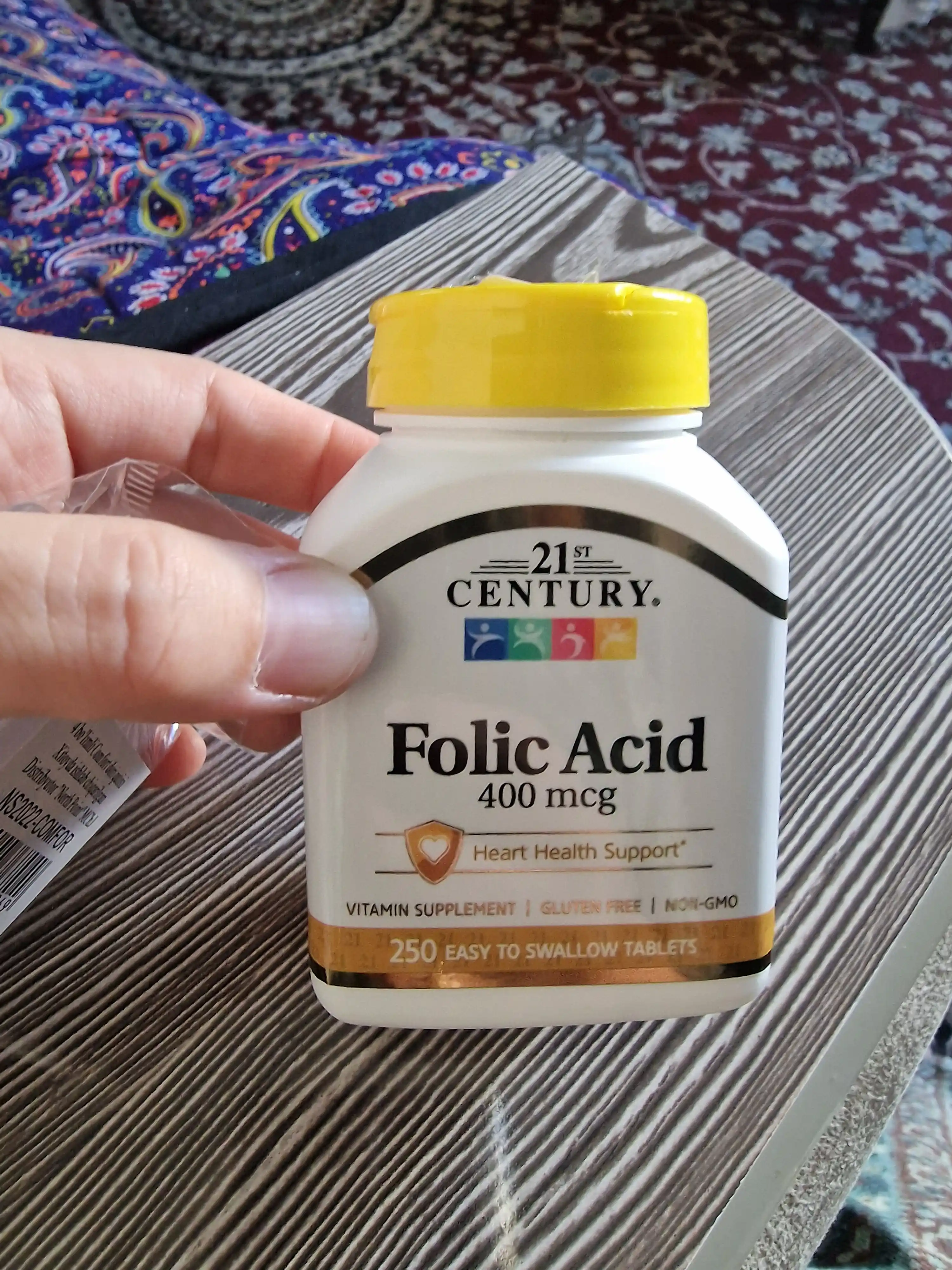 Foliy kislotasi 400 mkg, 21st Century Folica Acid, 250 ta tab, Halol