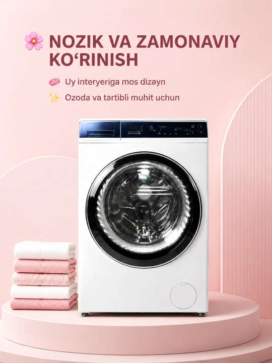 Avtomat kir yuvish mashinasi, oq rang kir mashina kir moshina