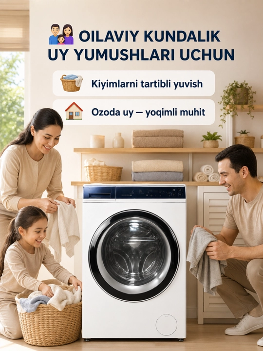 Avtomat kir yuvish mashinasi, oq rang kir mashina kir moshina
