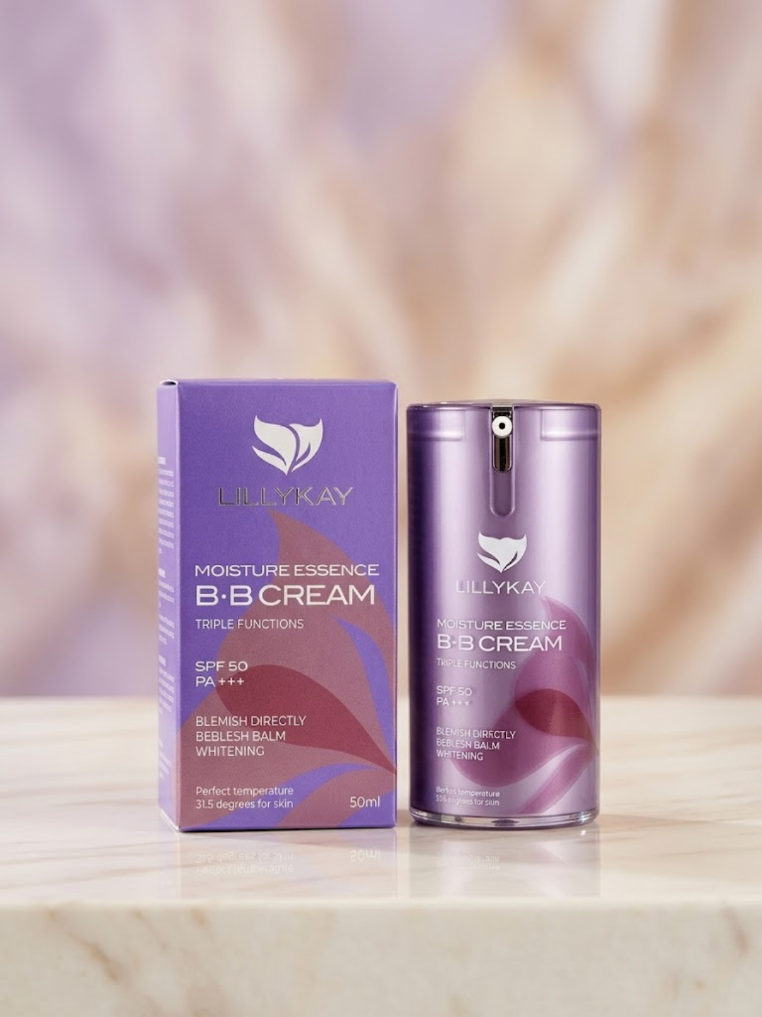 Lillykay Original Essence BB Cream — Yuz Rangini Tenglashtiruvchi Krem (50ml) - 