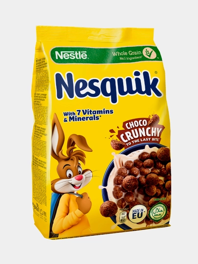 NESQUIK MIX Готовый шоколадный завтрак, обогащенный витаминами и минеральными веществами, 225 г - 