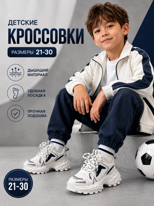 Детские кроссовки 21-30