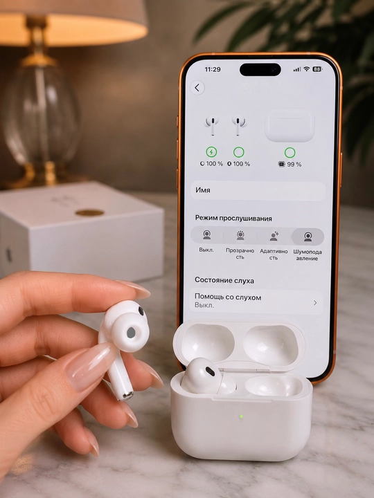 Simsiz quloqchinlar Pods Pro 2 ANC bluetooth naushnik Shovqinni kamaytirish funksiyasi bor
