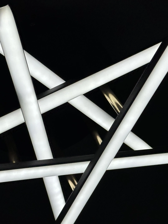Современная LED-люстра, 60 x 60 см — 3 режима освещения, энергосберегающая, лёгкий монтаж