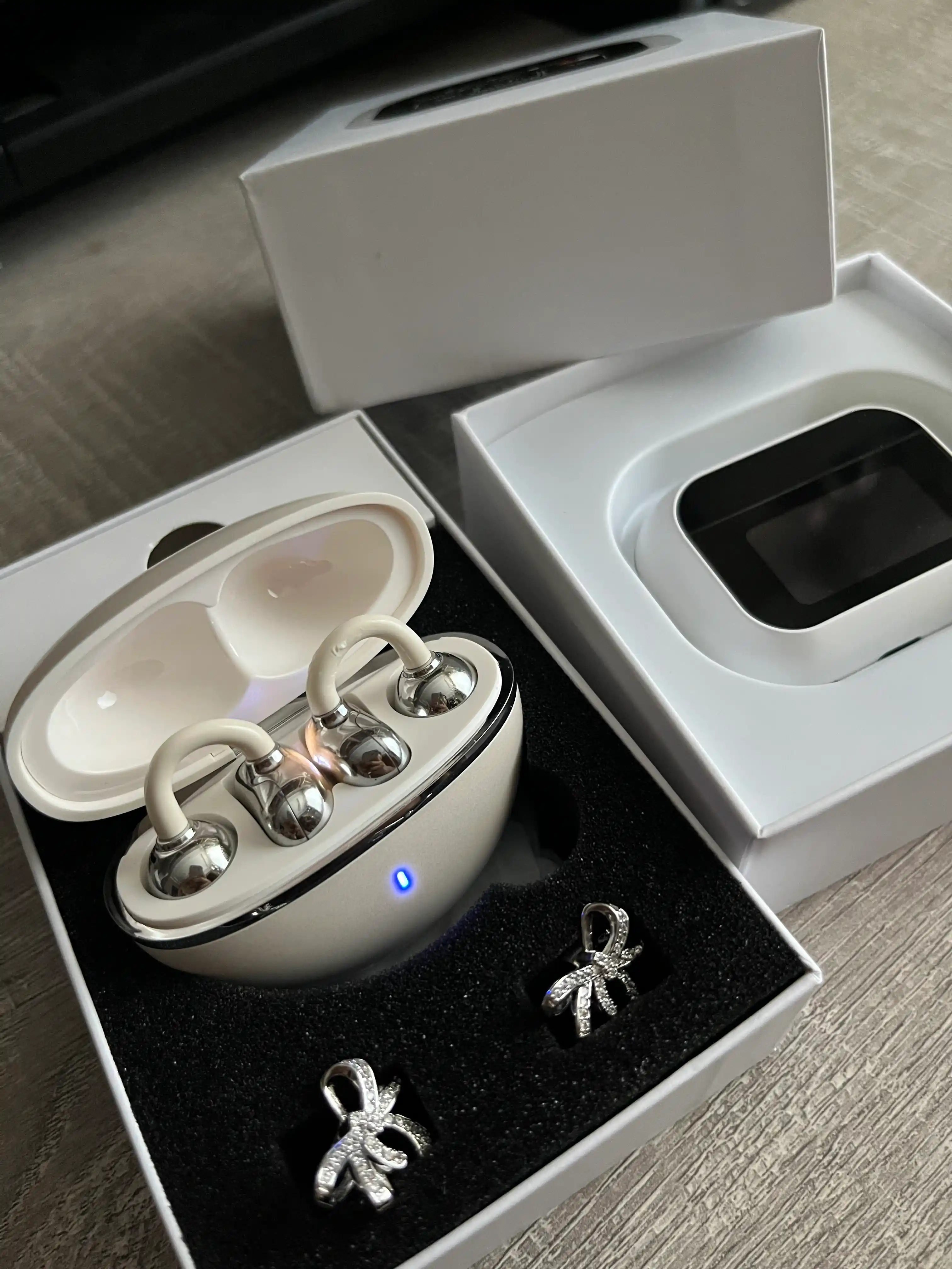 AI naushnik, ayollar uchun simsiz Bluetooth quloqchinlar, dizaynerlik quloqchinlari