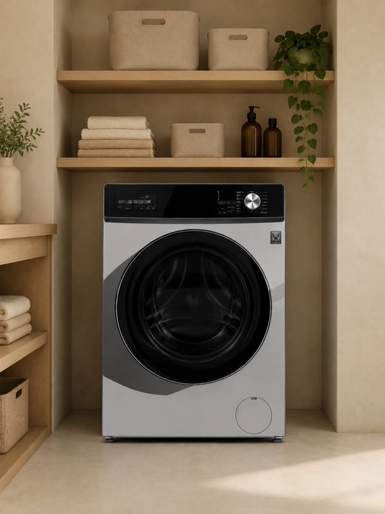 AIWA 10 kg avtomatik kir yuvish mashinasi, inverter, bug‘ va tezkor yuvish