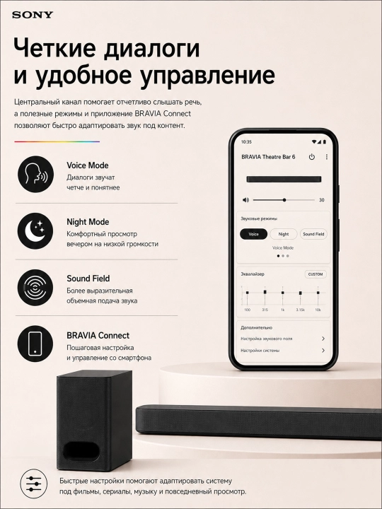 Саундбар Sony HT-B600, колонка для телевизора и компьютера,беспроводной сабвуфер,Bluetooth