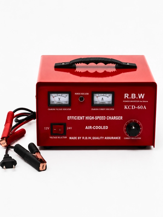 R.B.W KCD-60A avtomobil akkumulyatori uchun zaryadlovchi, 12V/24V