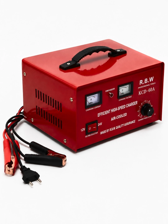 R.B.W KCD-60A avtomobil akkumulyatori uchun zaryadlovchi, 12V/24V