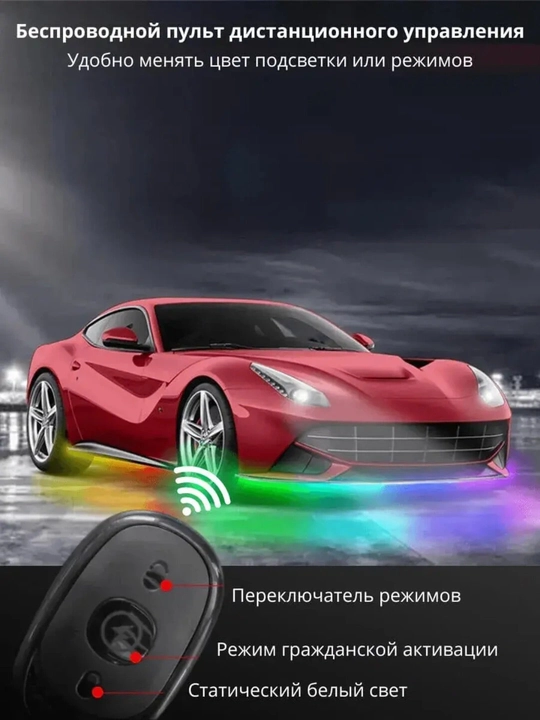 Светодиодные стробоскопы для авто аккумуляторные 7 цветов 30 режимов