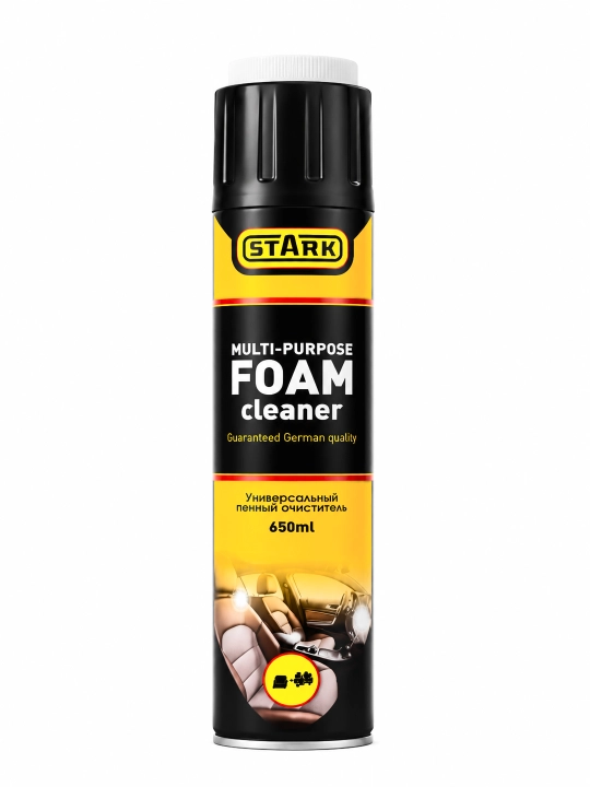 STARK avtomobil saloni uchun ko‘pikli tozalagich, quruq tozalash uchun, 650 ml - 