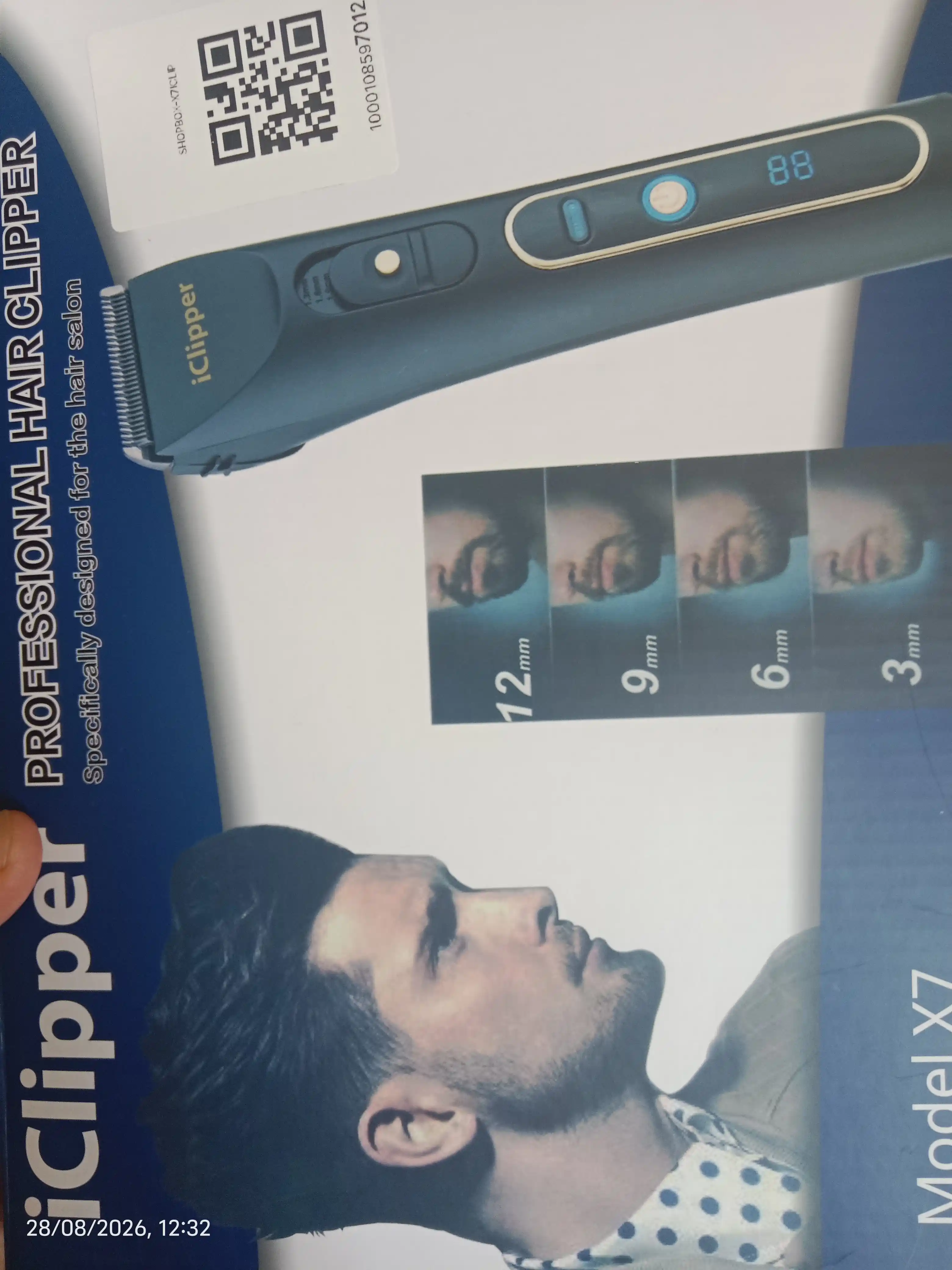Машинка для стрижки волос iClipper X7 Professional Hair Clipper