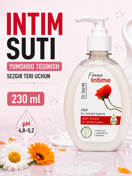 Intim gigienik gel Dr.Sante Femme Intime, 230 ml - 