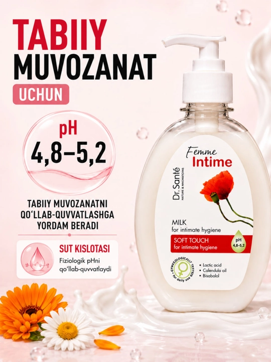 Гель для интимной гигиены Dr.Sante Femme Intime, 230 мл
