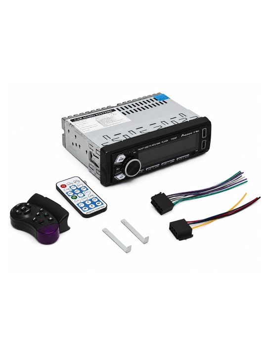 Pioneer X Max 7707BT 1DIN avtomagnitola, Bluetooth, USB, AUX, TF, FM, 80×4 Vt