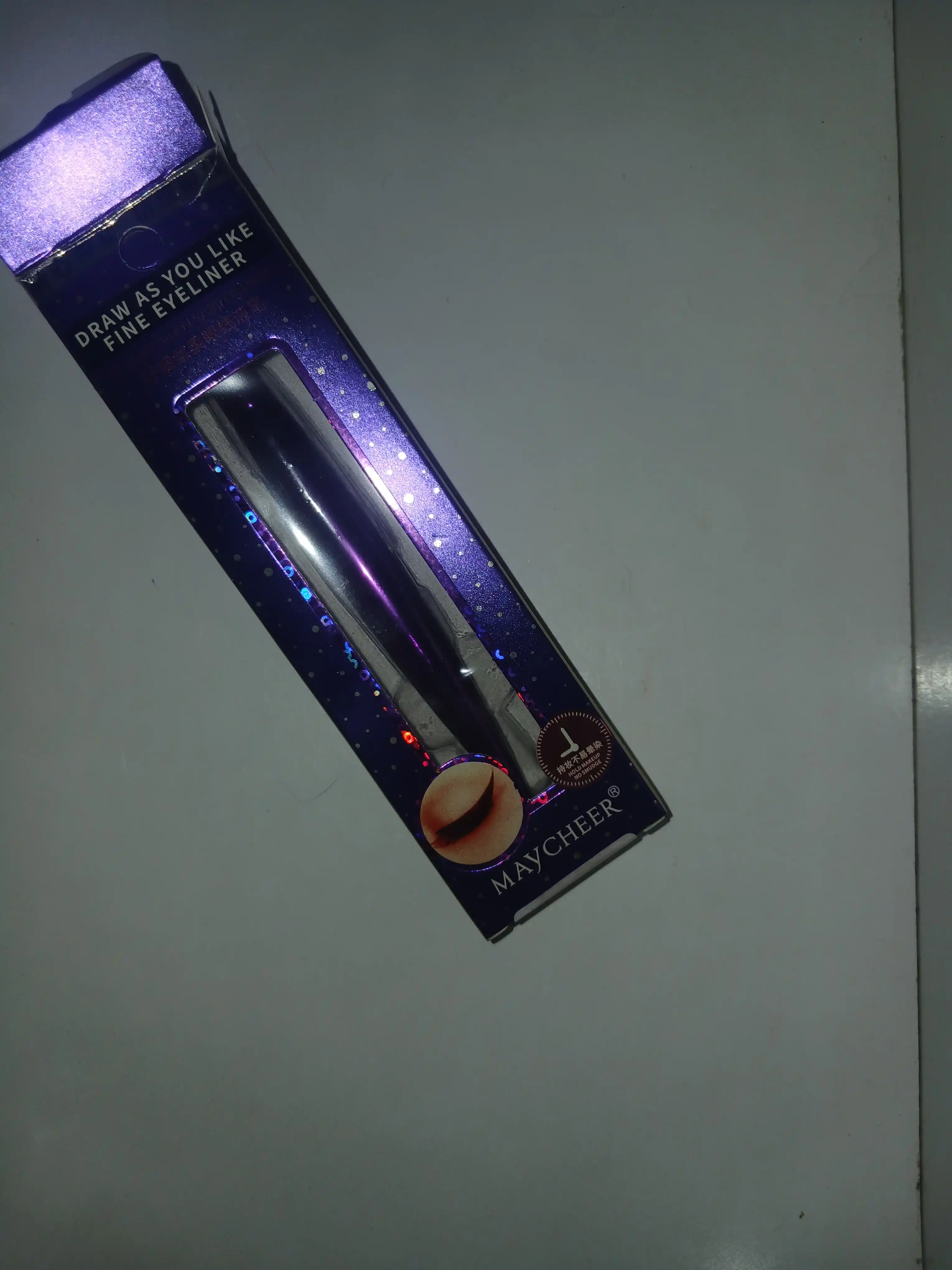 Подводка для глаз Maycheer, водостойкая, точная линия, черный eyeliner