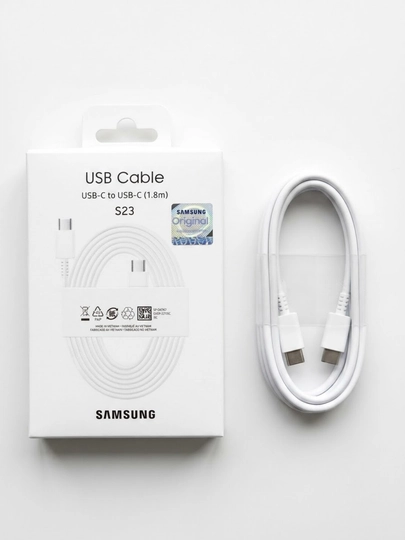 Кабель Samsung Type-C Type-C для зарядки и передачи данных S23 1.8м