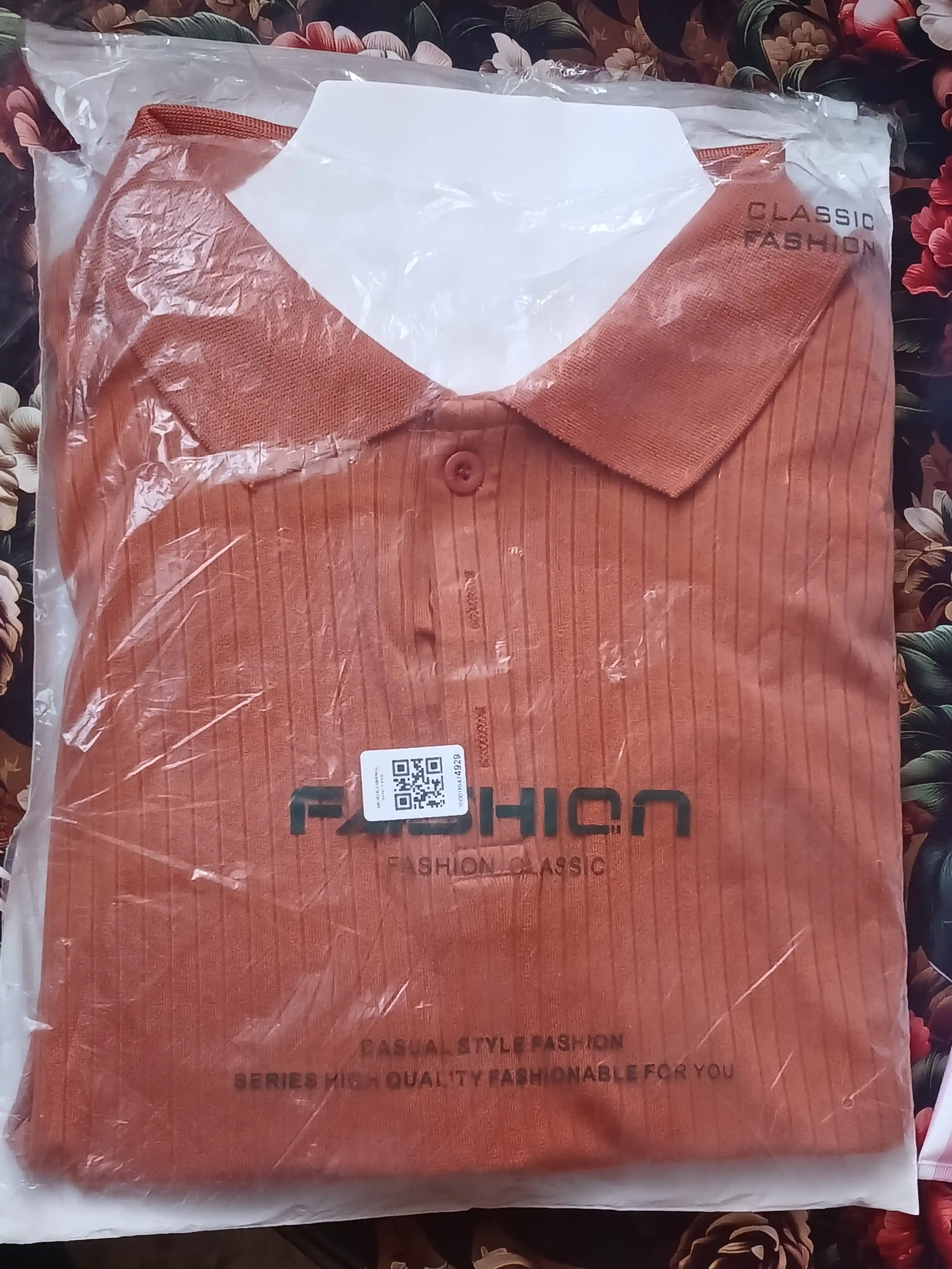 Erkaklar polo futbolkasi, qisqa yengli, ribana matoli, polyester, kundalik