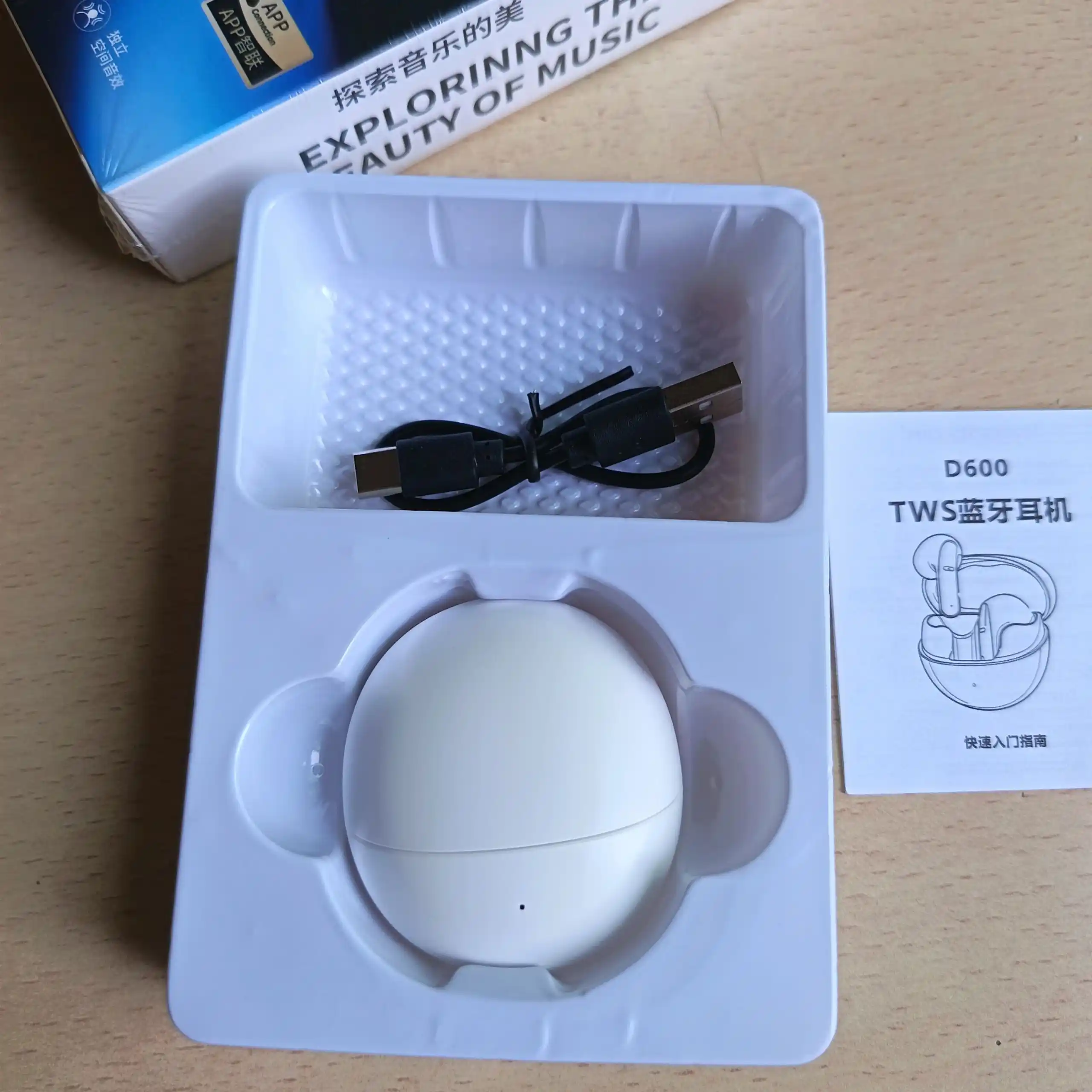 Qisheng simsiz quloqchinlari Bluetooth 6.0, AI ENC, 13 mm, 6 mikrofon, IPX4