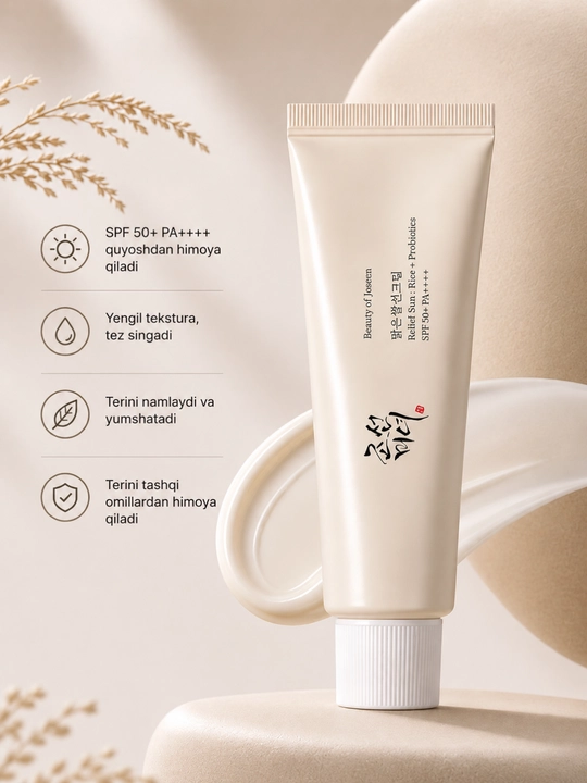 Beauty of Joseon Relief Sun SPF50+ PA++++ — корейский солнцезащитный крем для лица