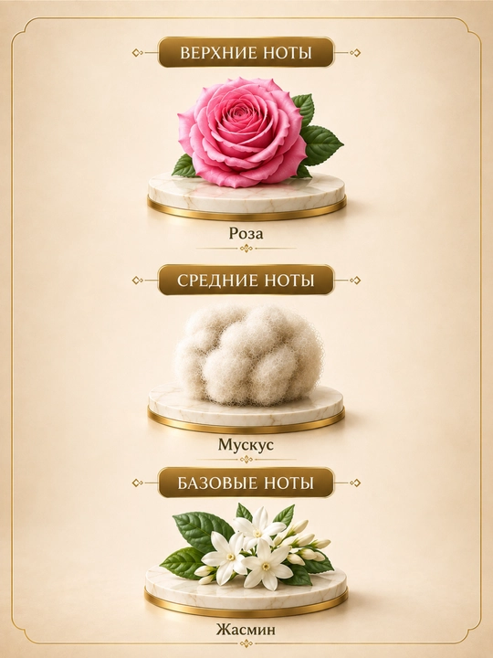 Roses Musk Montale для женщин extrait de parfum по мотивам, 30 мл