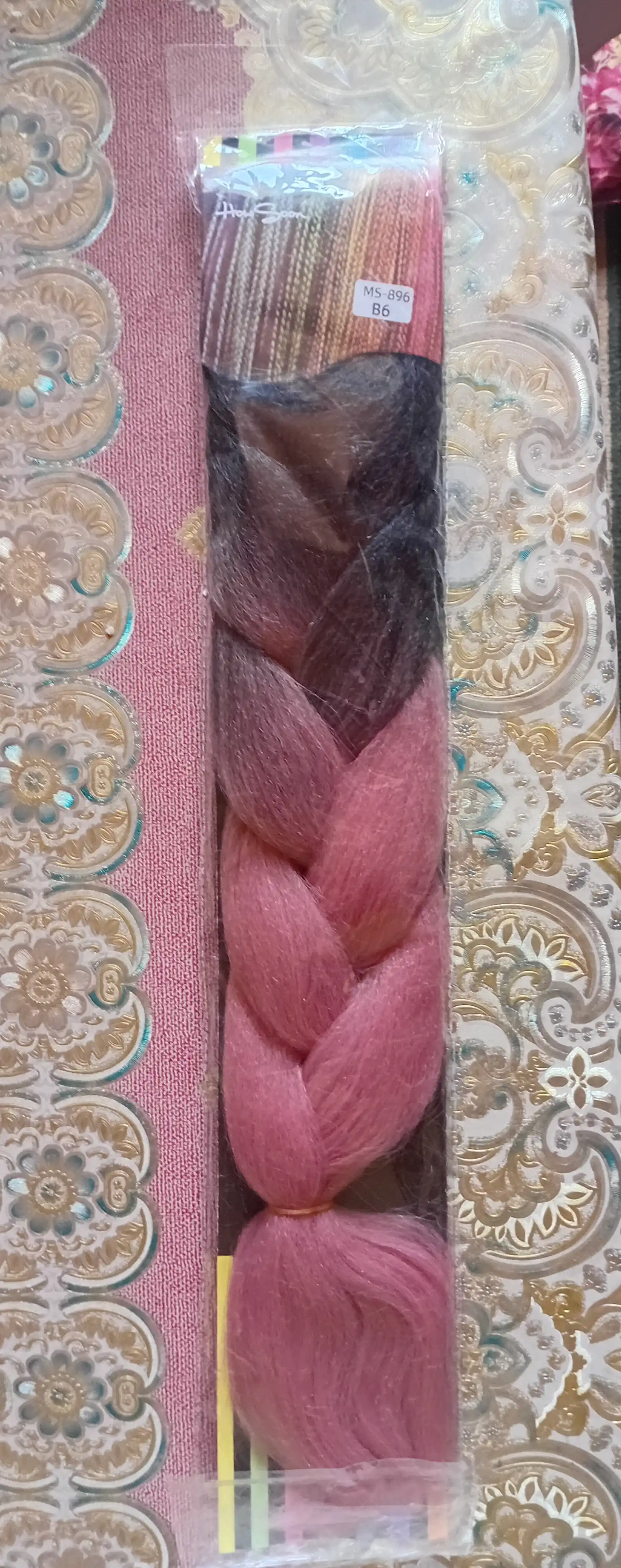 Ombre Braid pushti soch kanekaloni, 60 sm