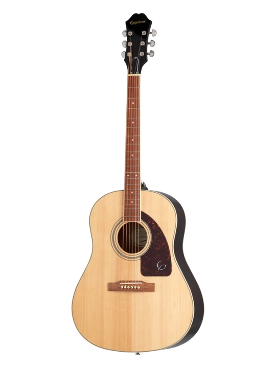 Epiphone J-45 Studio Solid Top akustik gitara, Natural rangida - 