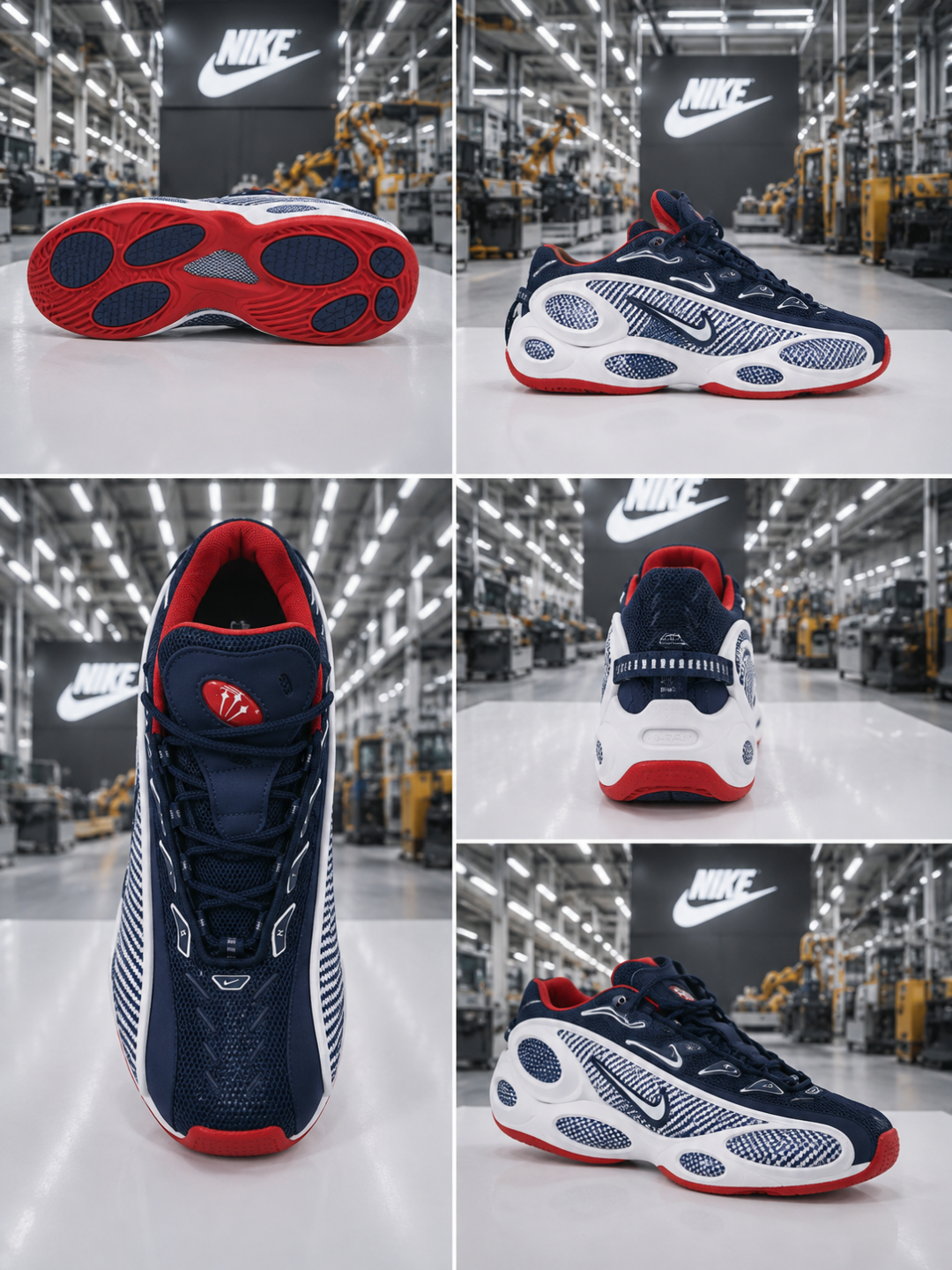 NIKE krasofka, NIKE erkaklar oyoq kiyimi, NIKE Bahor, Yoz, Kuz uchun erkaklar oyoq kiyimi - 