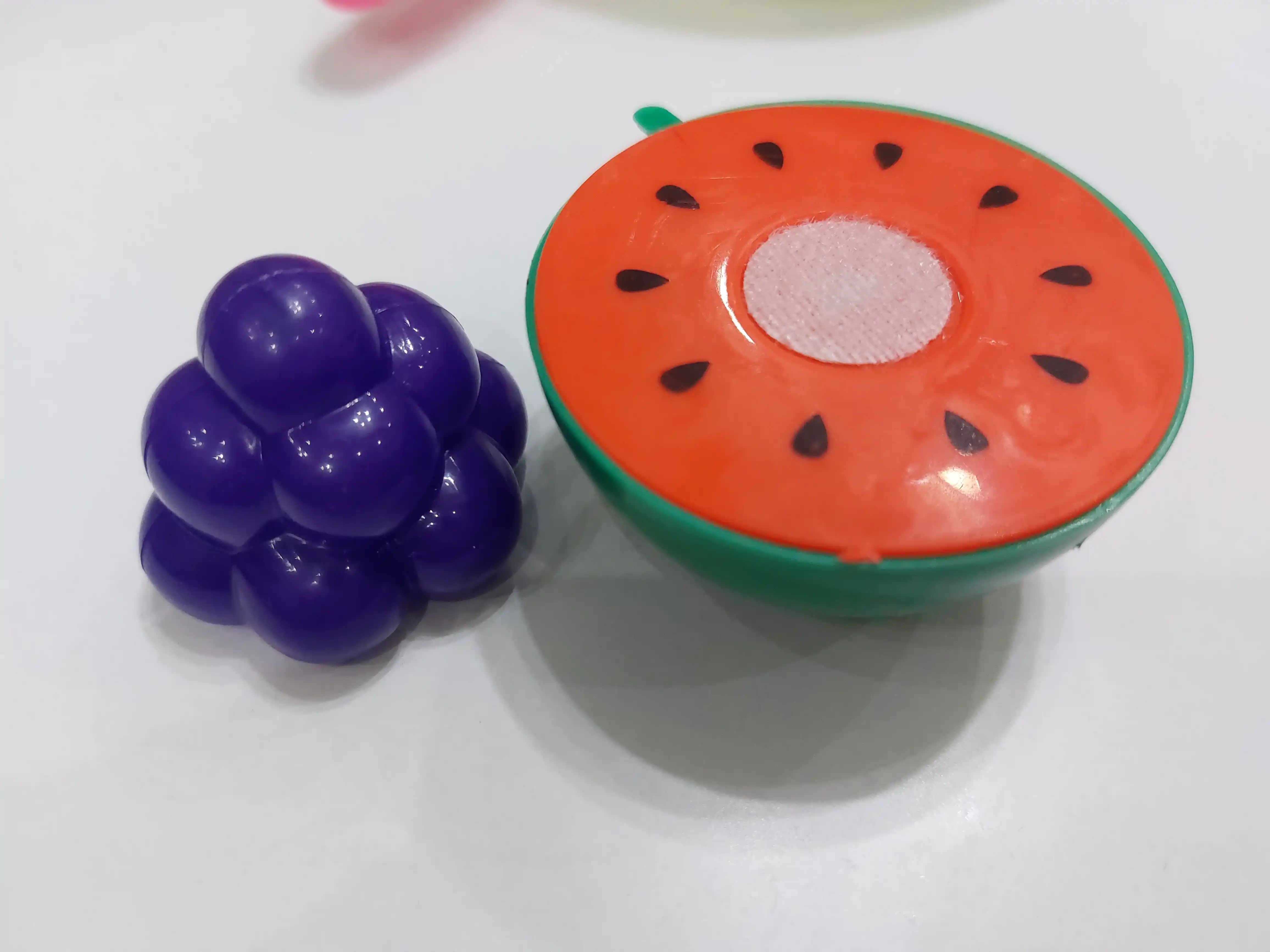 Игровой набор овощей и фруктов для нарезки в корзине, с игрушечным ножом