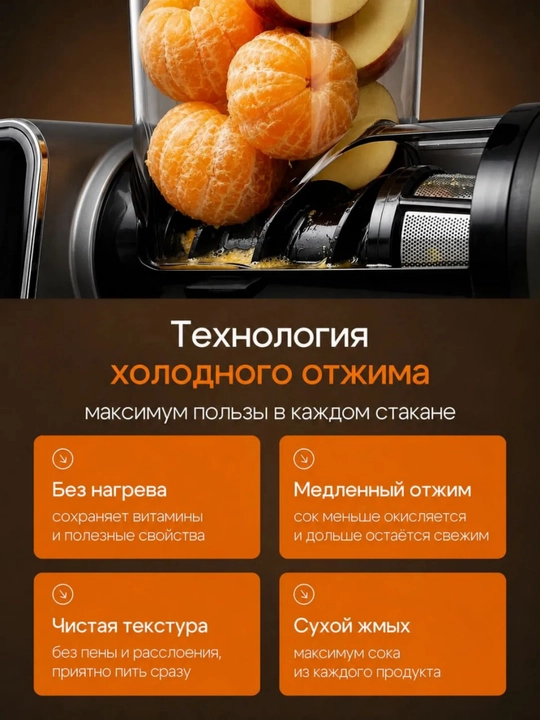 Gipfel elektr shnekli sharbatsiqqich
