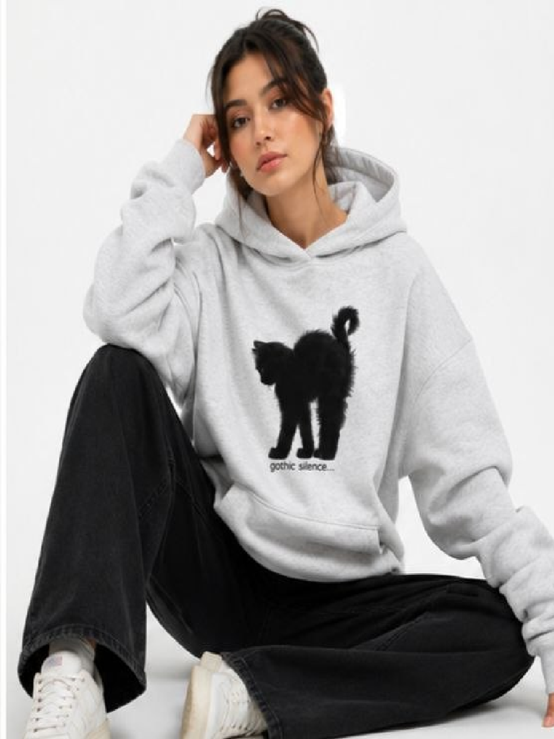 Женское худи, толстовка с капюшоном, oversize, утепленная, в разных цветах, повседневная