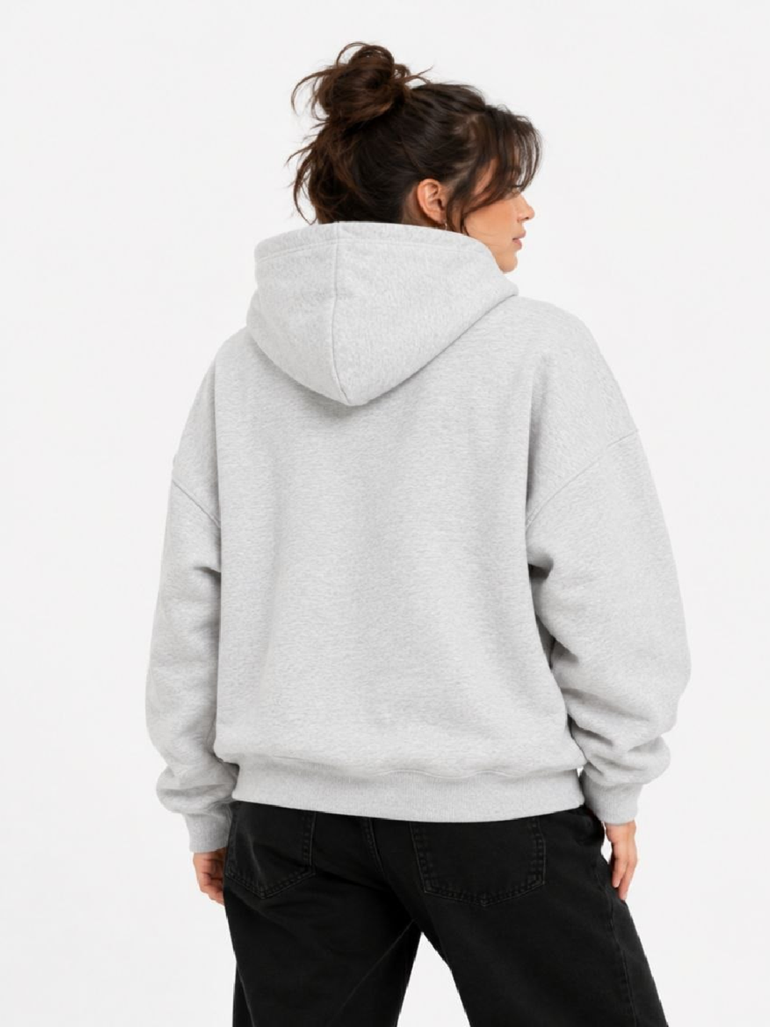 Женское худи, толстовка с капюшоном, oversize, утепленная, в разных цветах, повседневная