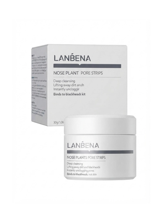 Маска от черных точек и прыщей Lanbena, +60 стикеров, крем для лица, носа, очищает акне, 30 г