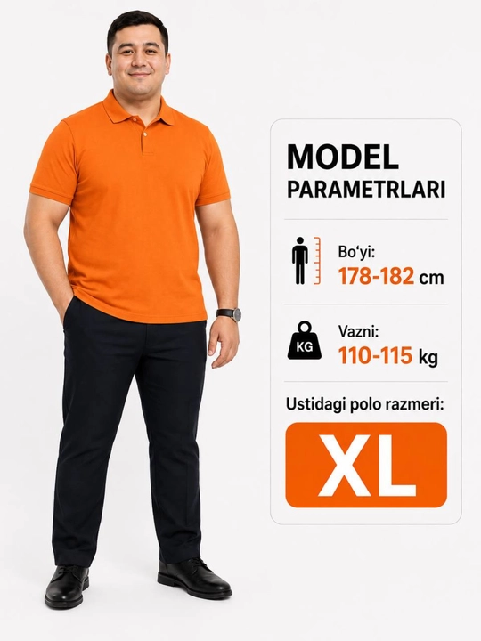 Erkaklar polo futbolkasi, finka, bolshimerka