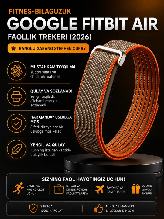 Фитнес-браслет Activity Band – Шагомер и Мониторинг Сна - 