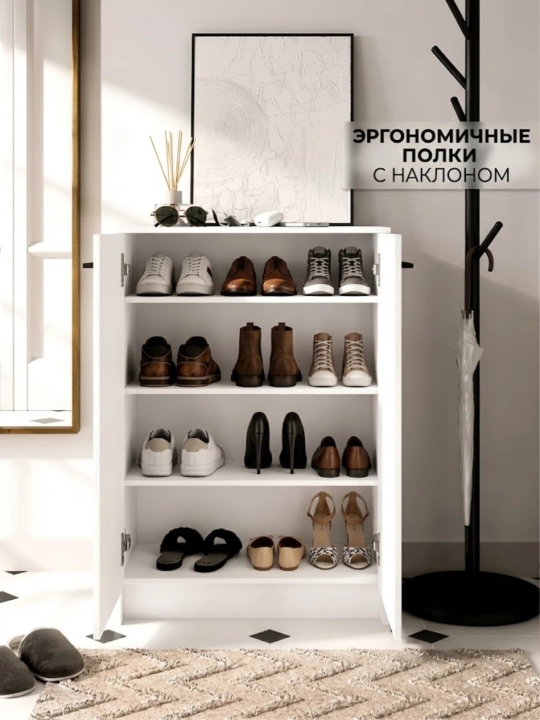 Poyabzal uchun javon, dahliz uchun shkaf, 100x60x30 sm SIMPL - 