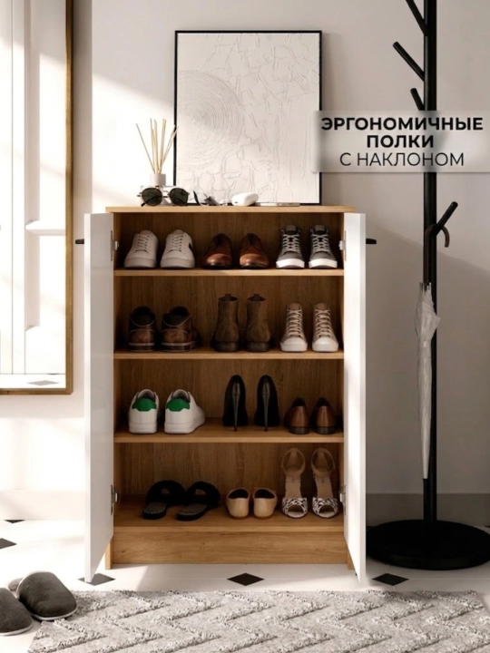 Poyabzal uchun javon, dahliz uchun shkaf, 100x60x30 sm SIMPL - 