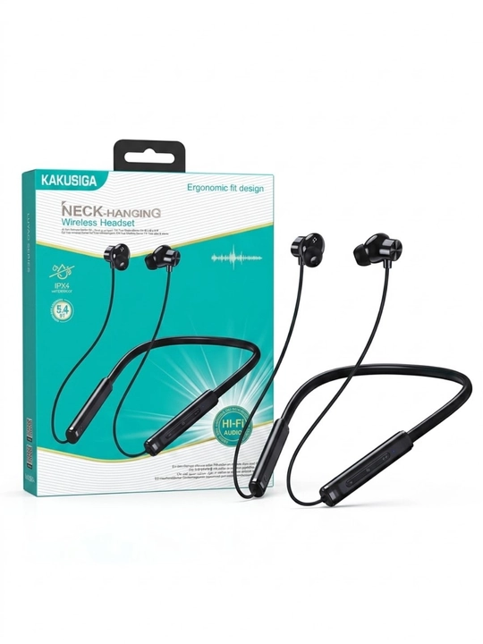 Беспроводные шейные наушники Kakusiga Hi-Fi Audio IPX4 Bluetooth 5.4 - 